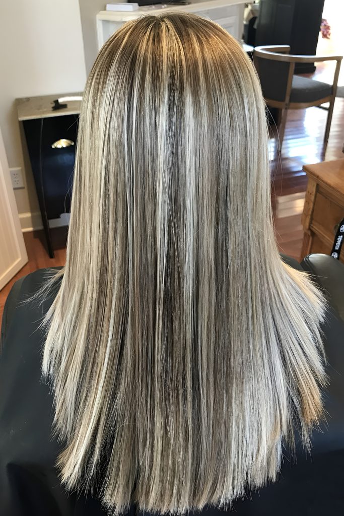 Icy Blonde Glow with Soft Understated Depth