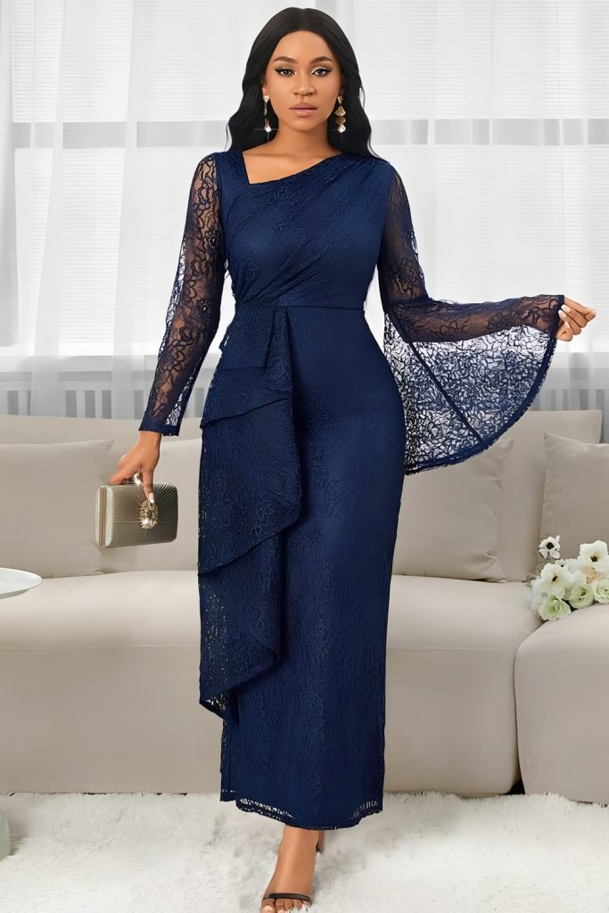 Lace in Rich Jewel Tones That Feel Romantic