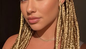 Ombre Fulani Knotless Braids for a Pop of Color