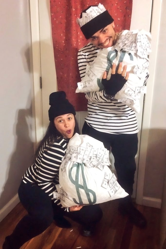 Partners in Crime as Flippant Bank Robbers