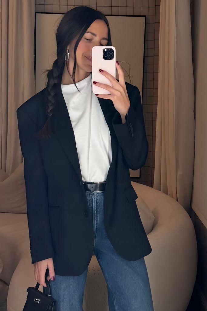 Polished Blazers Paired With Weekend Staples