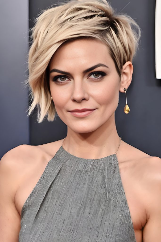 Punk Inspired Choppy Chin Length Cut