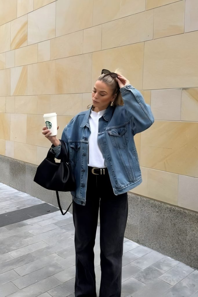 Relaxed Denim Jackets with Daily Essentials