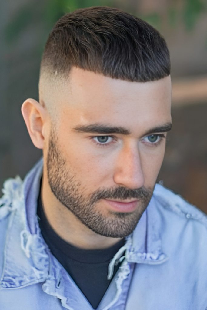 Rocking a Bald Fade with a Short Crop
