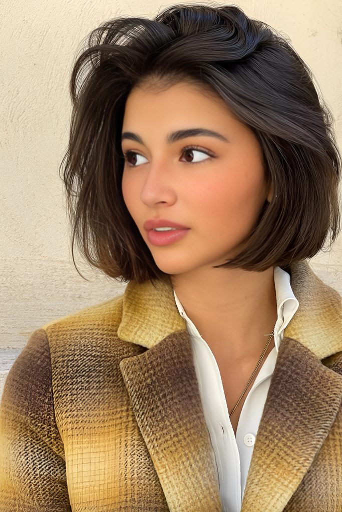 Sleek Sophistication with a Traditional Straight Blunt Bob