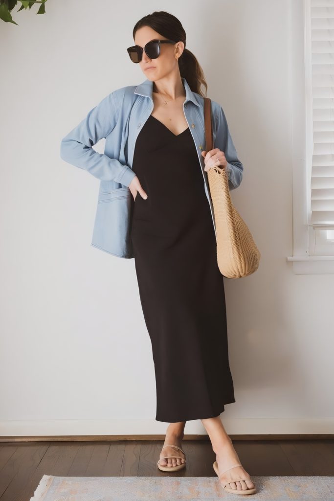 Slip Dresses Layered Chicly for Versatility