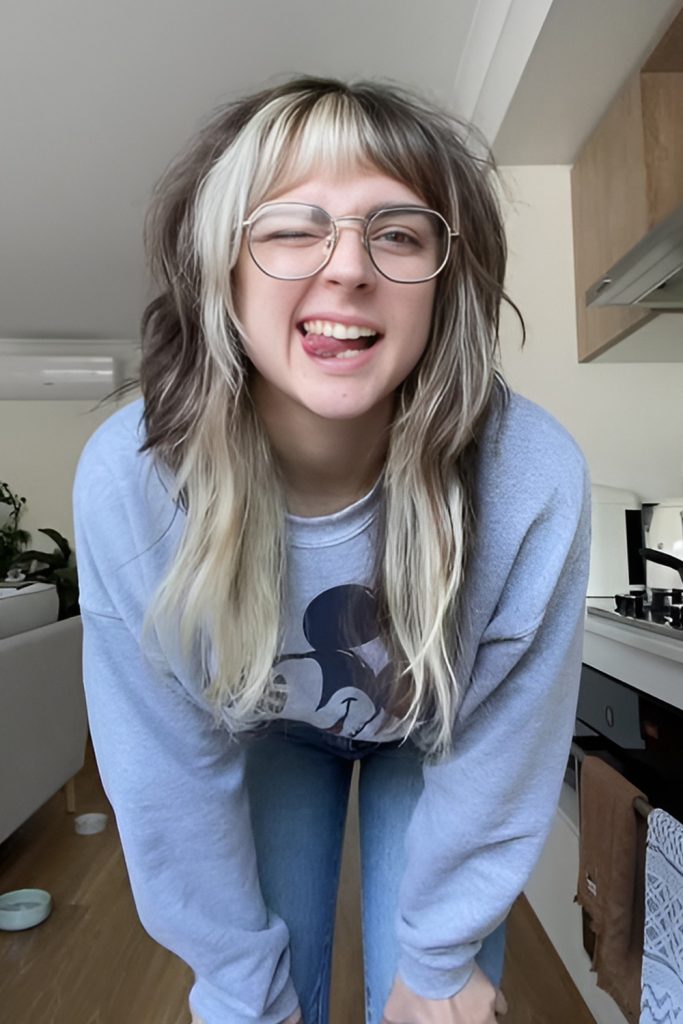 Split Dye Shag with Heavy Texture