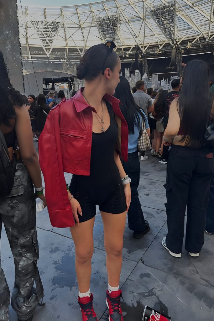 Sporty Style with a Concert Vibes Twist