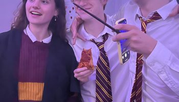 Step Right into Hogwarts as Harry, Ron, and Hermione