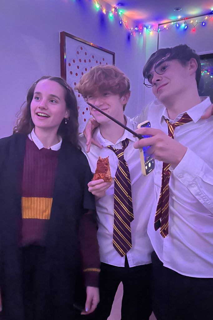 Step Right into Hogwarts as Harry, Ron, and Hermione