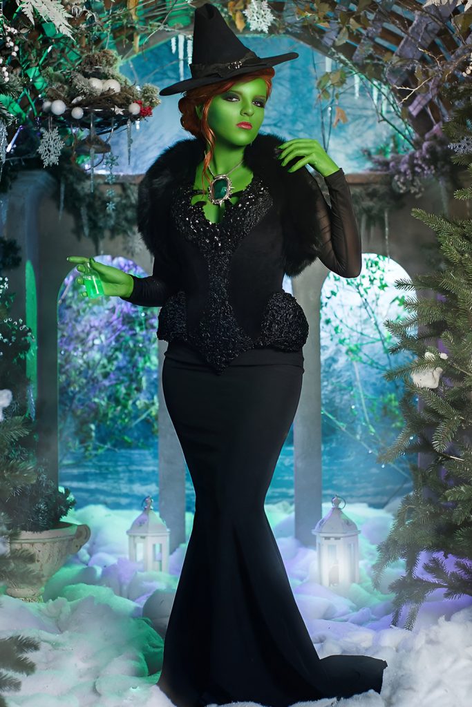 Step into the Shadows as a Midnight Forest Witch