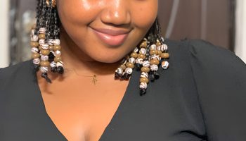 Waist Length Fulani Knotless Braids with Beaded Ends