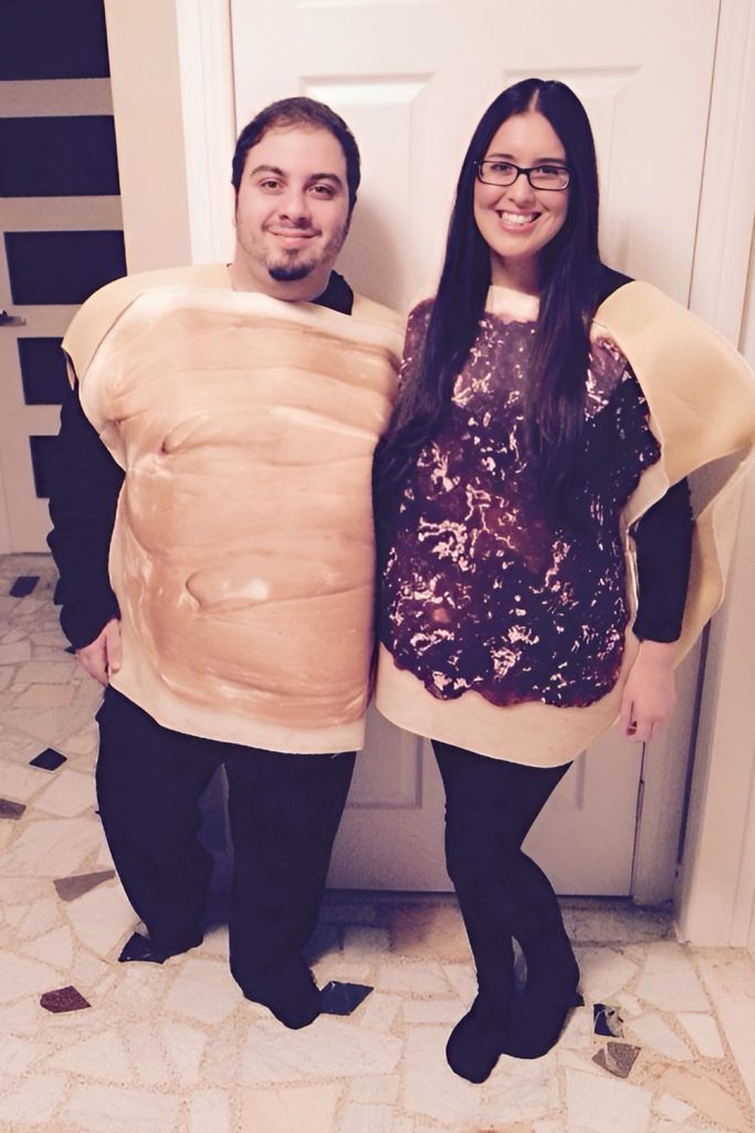 Walking Hand in Hand as the Classic Peanut Butter and Jelly Slice