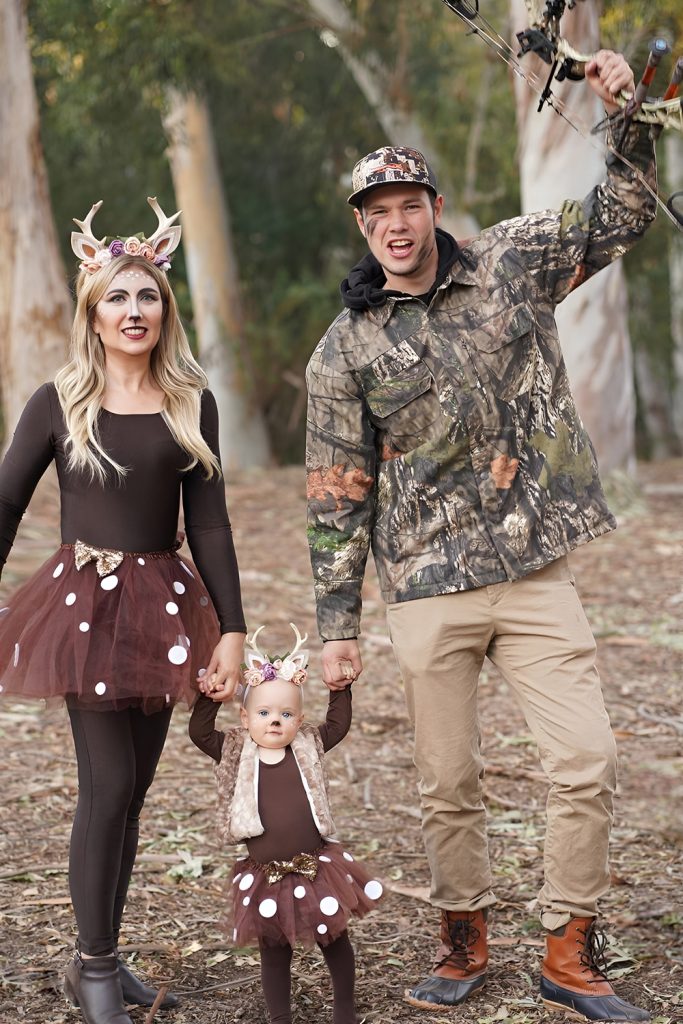 Walking into the Forest as Woodland Creatures with a Baby Fawn