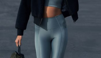 Base Layer Set under a Sherpa Jacket