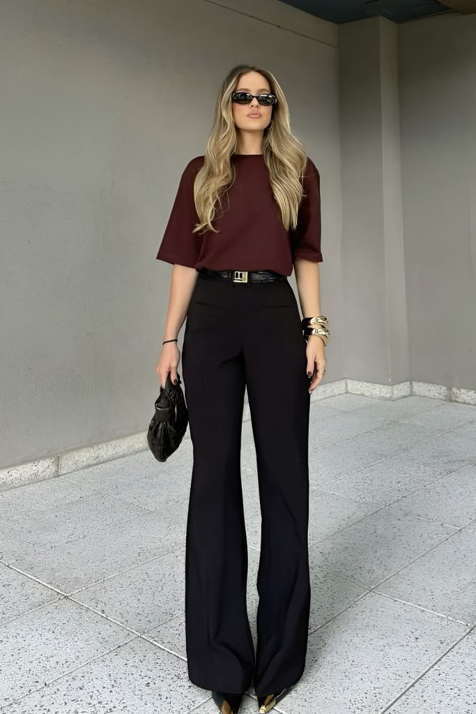 Black and Camel Combinations That Define Autumn Chic