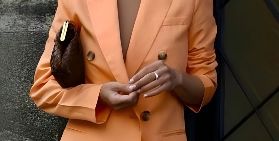Bold Power Suit in a Vibrant Colour