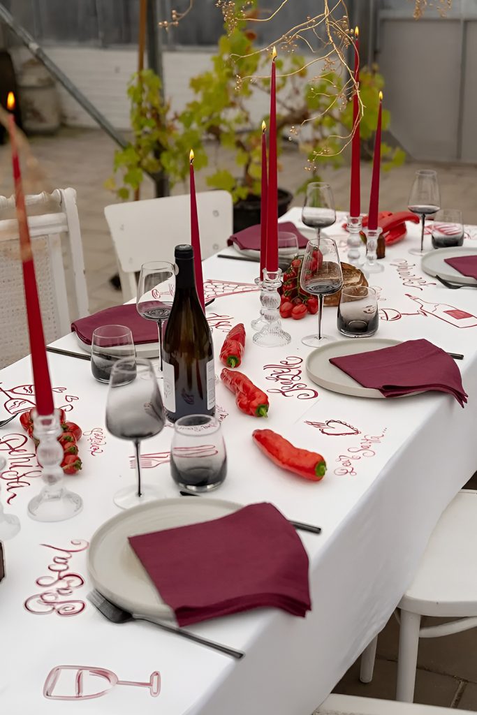 Bold Red Tablescapes That Impress Holiday Guests