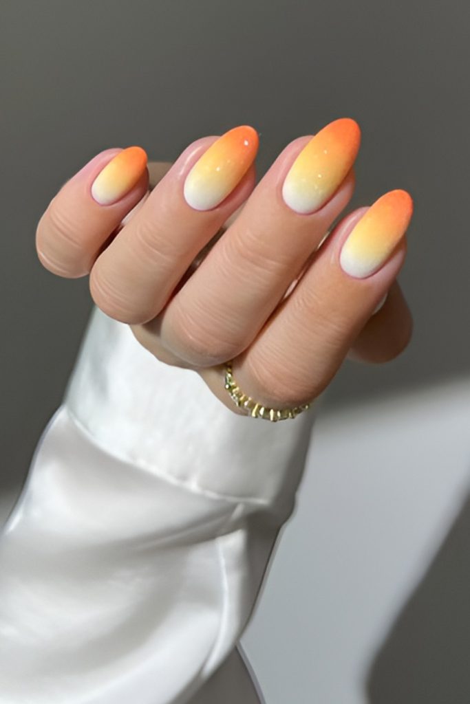 Candy Corn Gradient for a Sweet and Spooky Touch