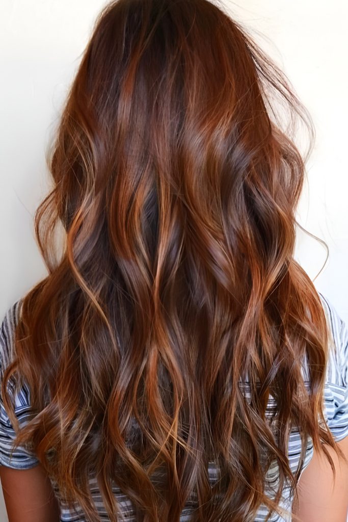 Cinnamon Swirl Brunette for a Spiced Up Style