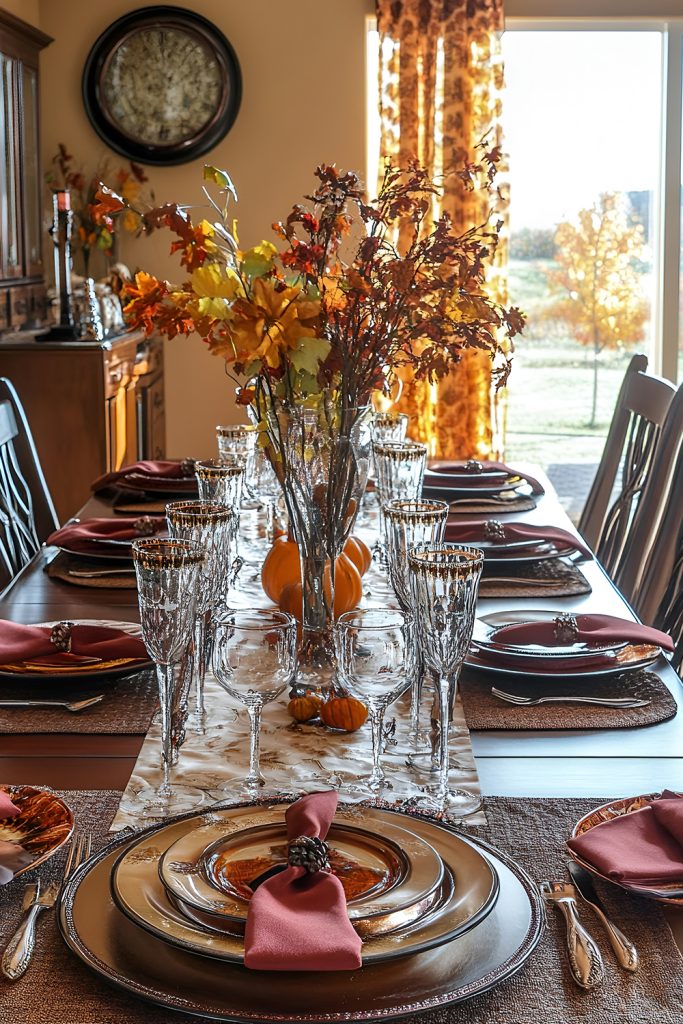 Copper Accents and Cutlery That Echo Fall's Warmth