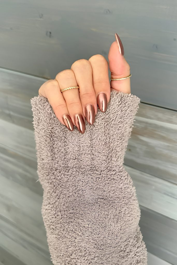 Copper Metallic Polish for a Modern Fall Statement