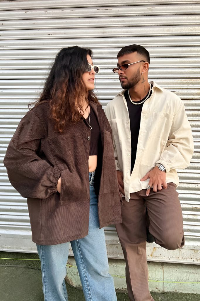 Corduroy Jackets and Dresses for a Retro Inspired Couple