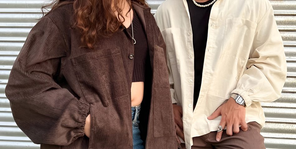 Corduroy Jackets and Dresses for a Retro Inspired Couple