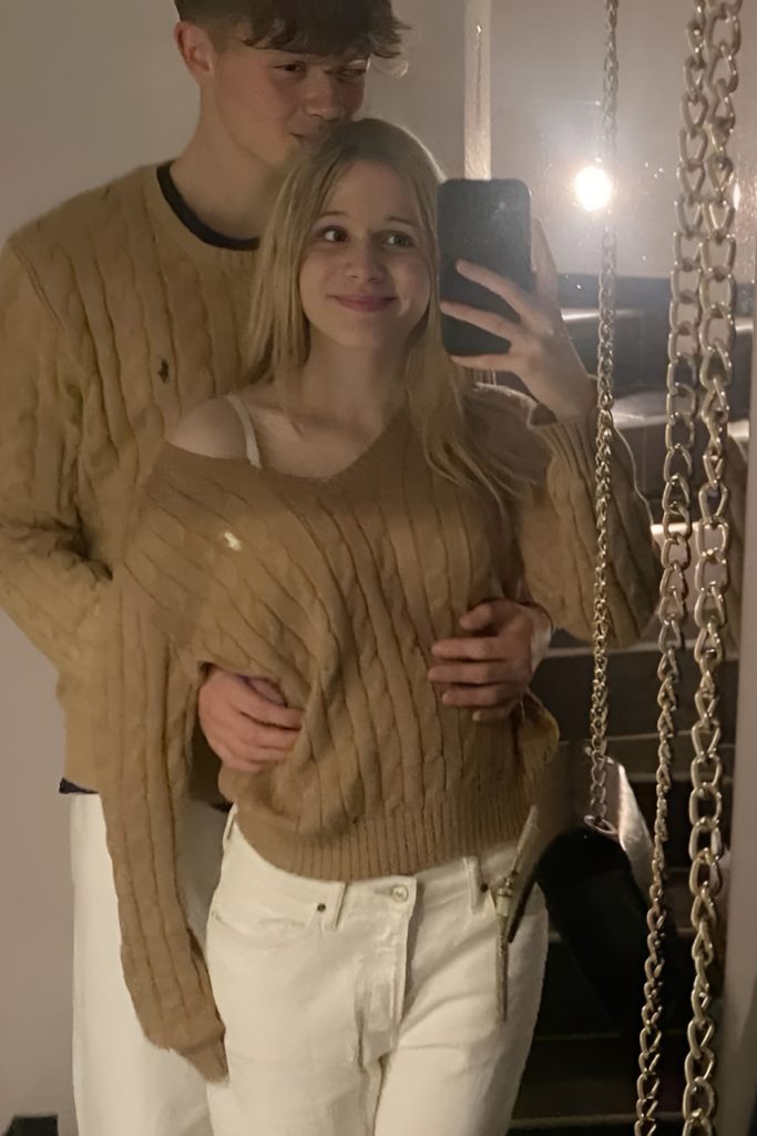 Cozy Knit Sweaters in Complementary Fall Shades