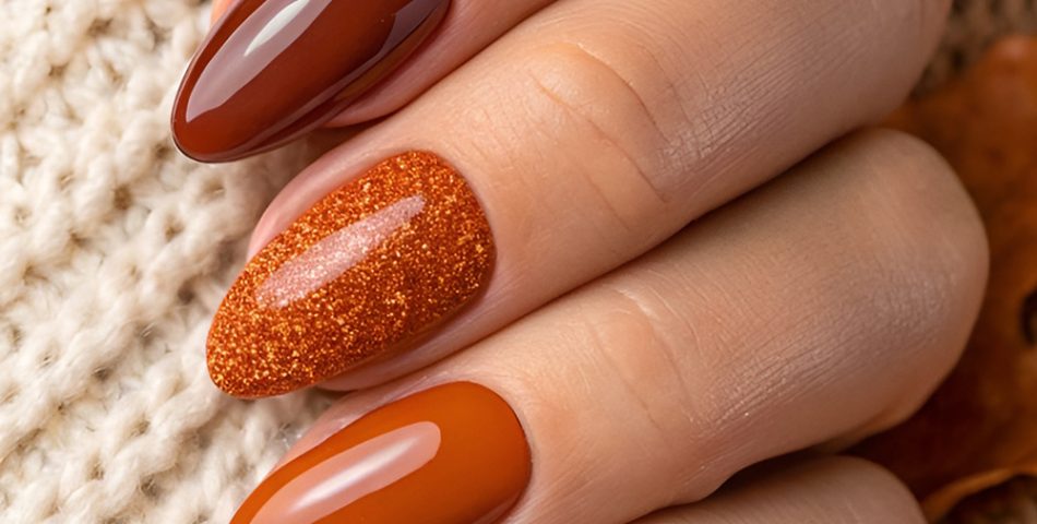 Cozy Pumpkin Spice Nails That Embody Fall Cozy