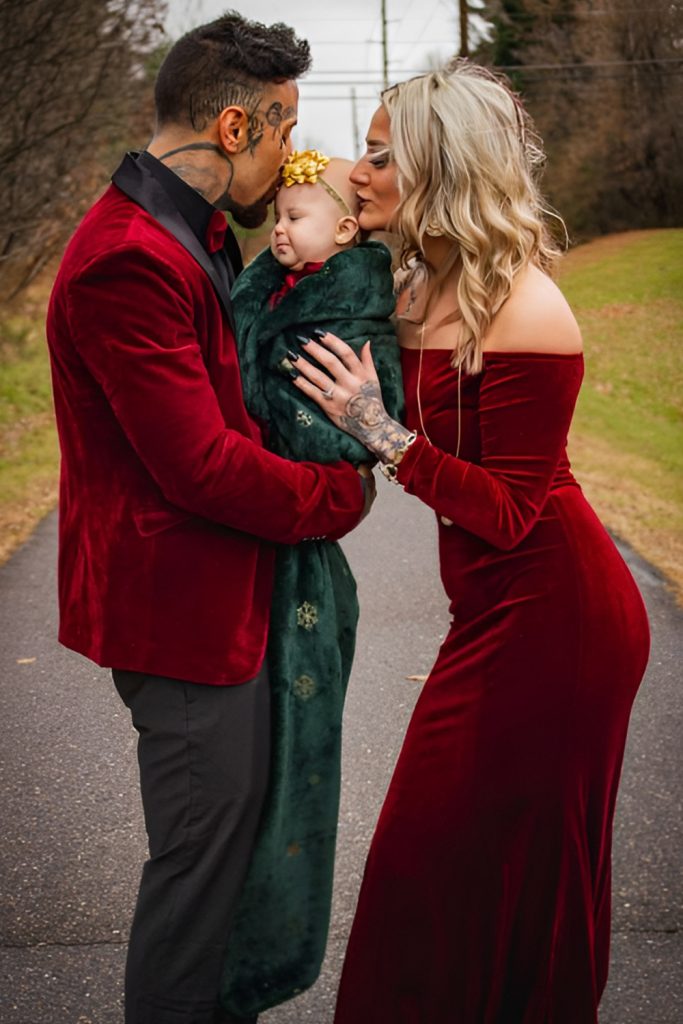 Dignified Velvet Dresses and Suits for a Classic Holiday Gaze