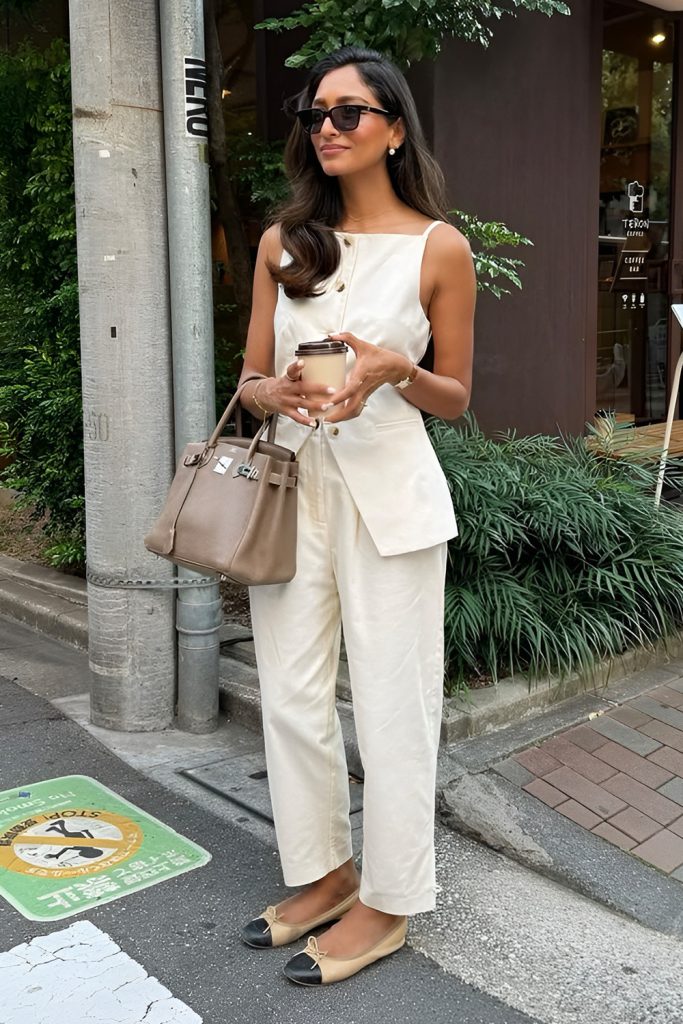 Effortlessly Chic Neutral Monochrome Look