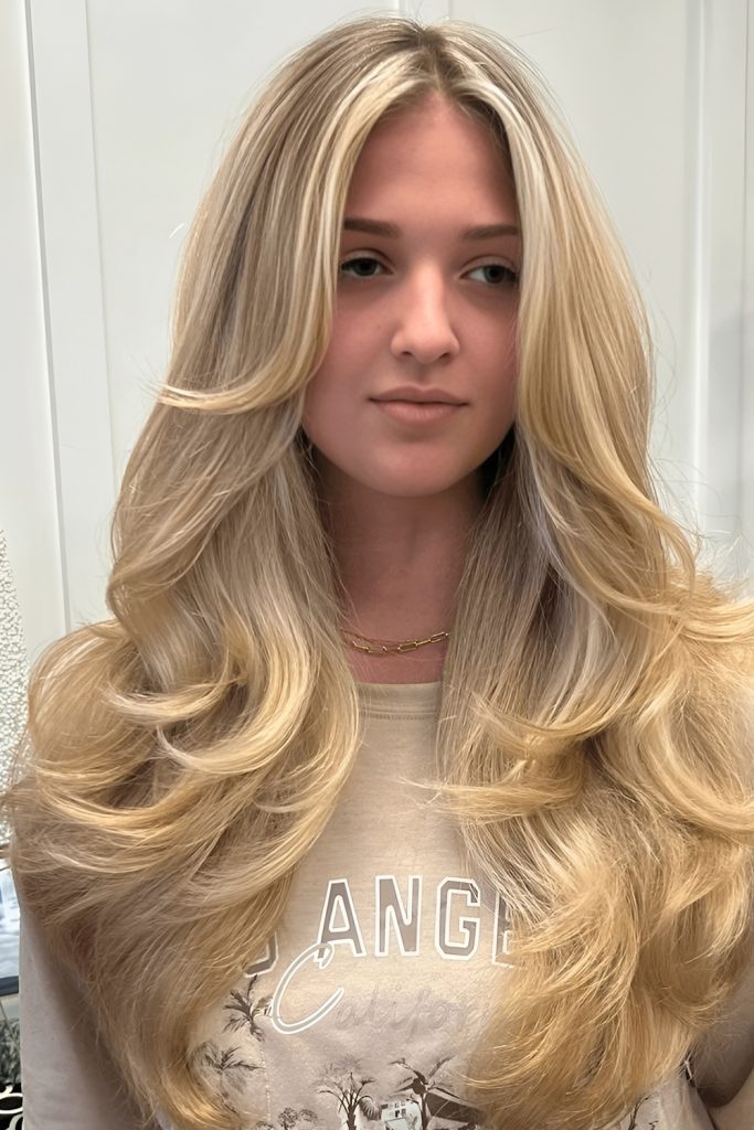 Full Blowout with Shiny Finish