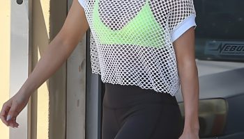 Glow in the Dark Mesh Tops and Leggings