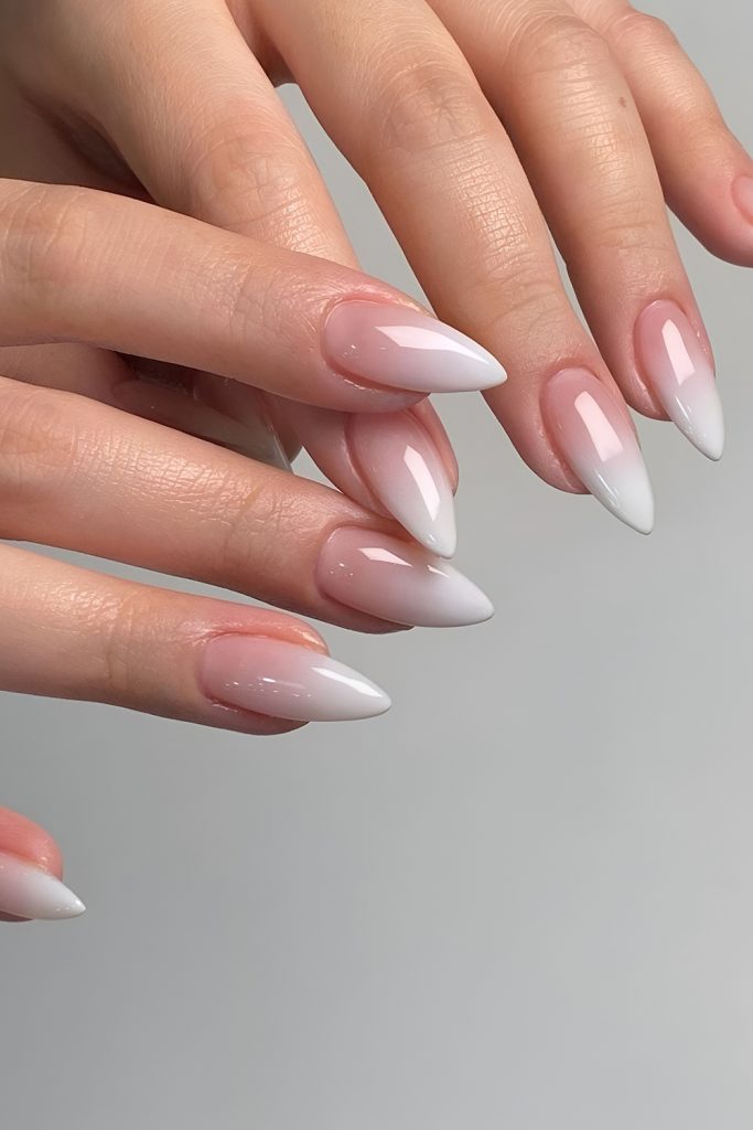 Gradient Ombre Nails Combining Seasonal Colors