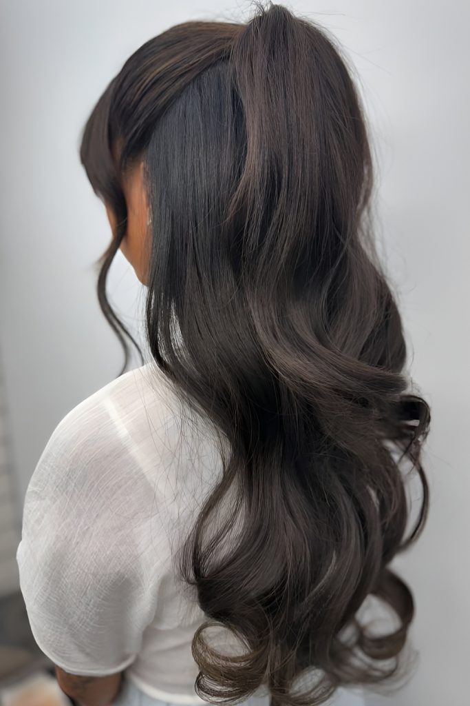 Half Up Half Down Knot for Fun Volume and Flair