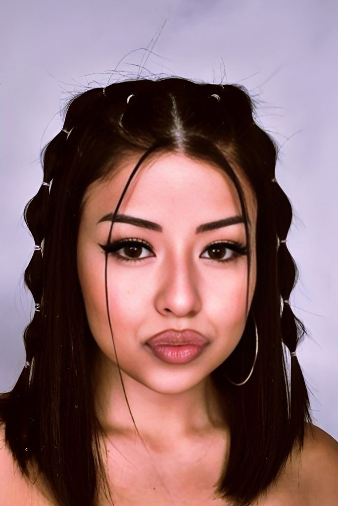 Half Up Ponytail for Sporty Cute Energy