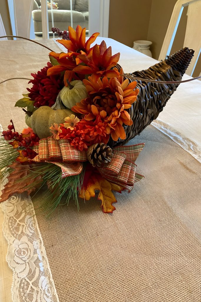 Harvest Themed Cornucopia Arrangements Teeming with Prosperity