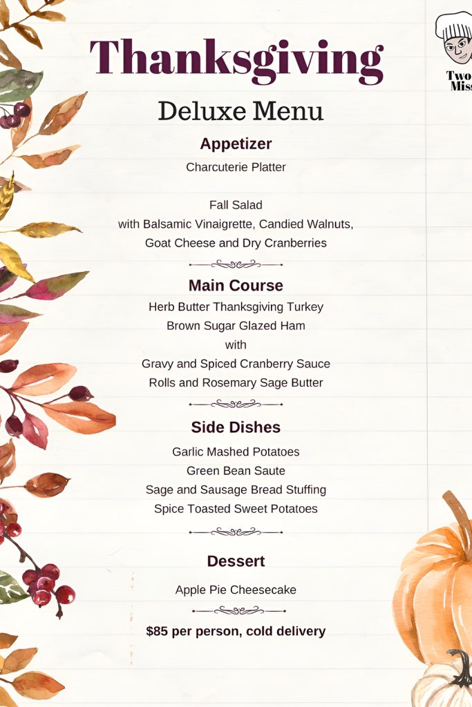 Make It Easy with a Make Ahead Menu
