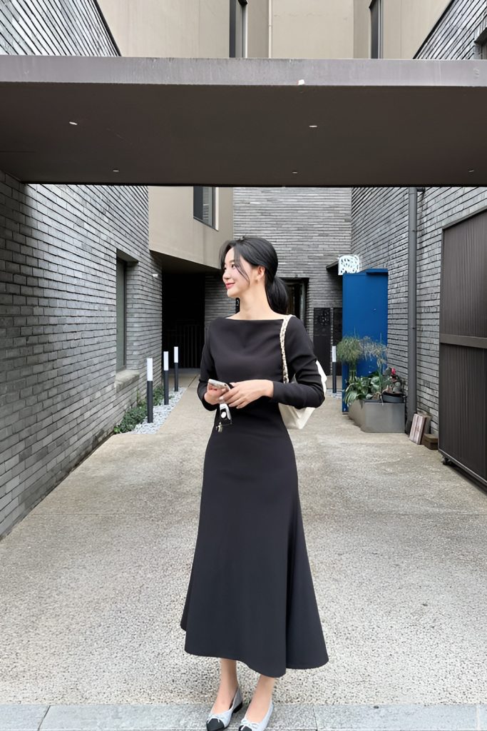 Maxi Dresses with Flowing Layers