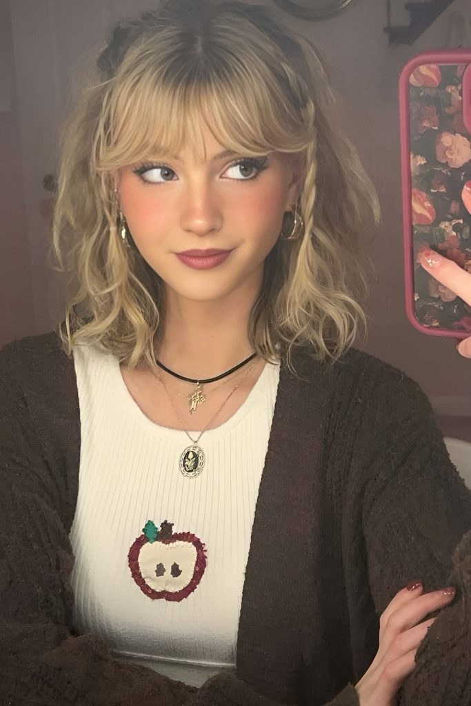 Messy Textured Lob with Volume at the Crown