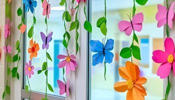 Paper Leaf Garlands That Bring Seasonal Flair Without Expense