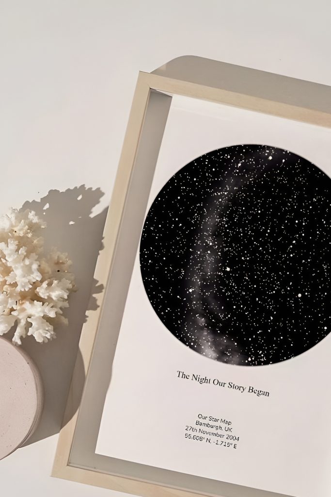 Personalized Star Map of Your Special Date