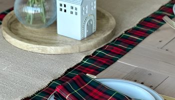 Plaid Table Runners That Bring Cosy Farmhouse