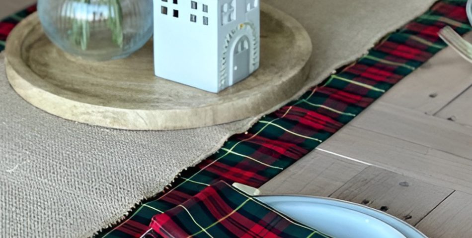 Plaid Table Runners That Bring Cosy Farmhouse