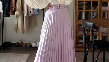 Pleated Midi Florae Blouse