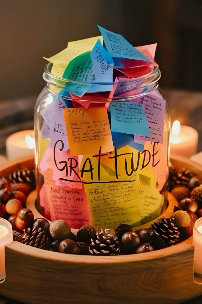 Provide Gratitude Cards or a Thankful Jar