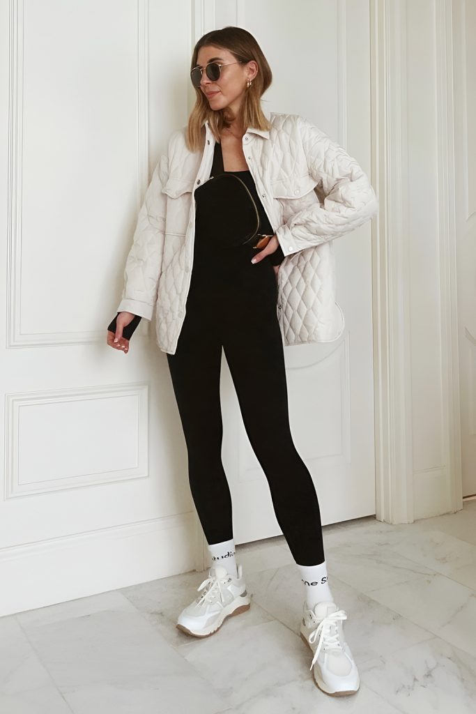 Quilted Bomber Jacket and Jogger Set
