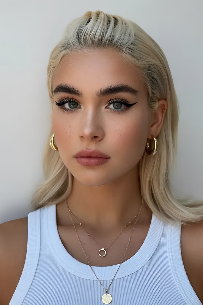 Retro Inspired Flip Ends Hairstyle