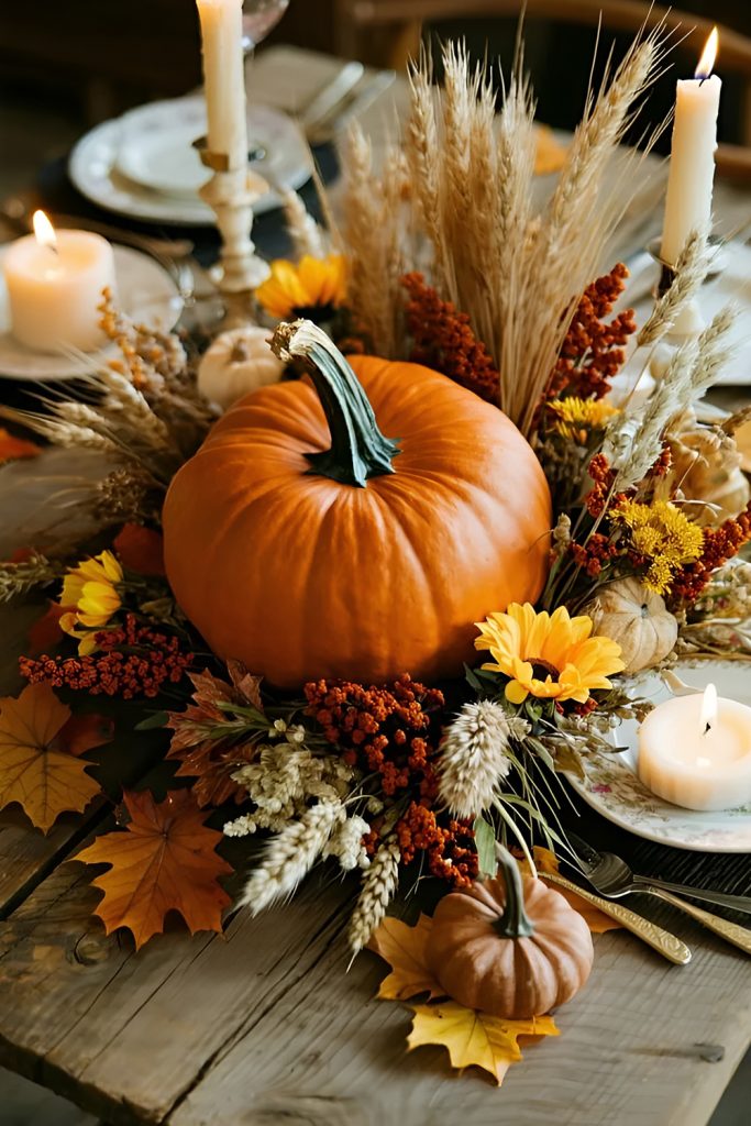 Rustic Pumpkin Centrepieces That Capture the Essence of Autumn